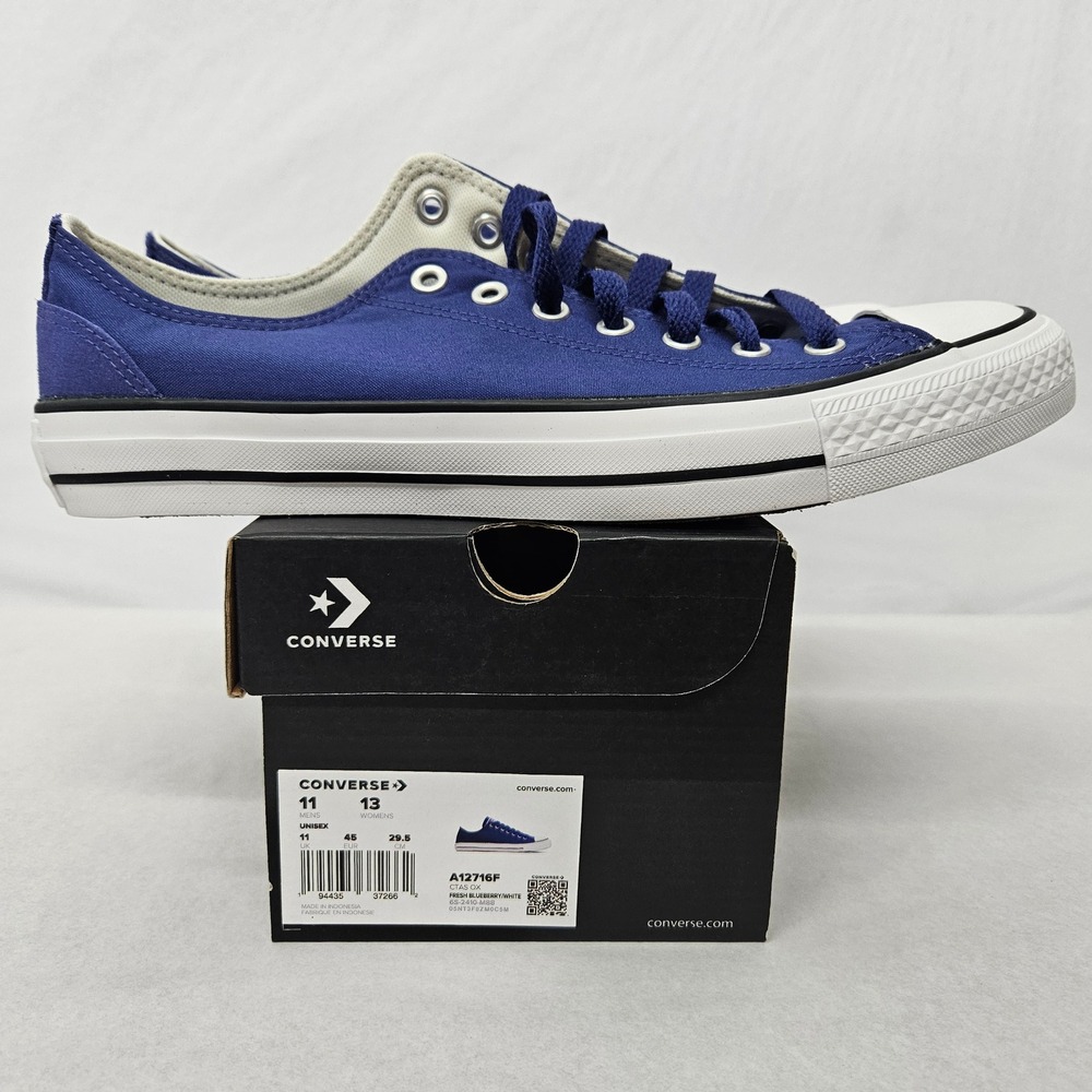 Converse Chuck Taylor All Star‎ Oxford Shoes A12716F Blueberry Men's Size 11